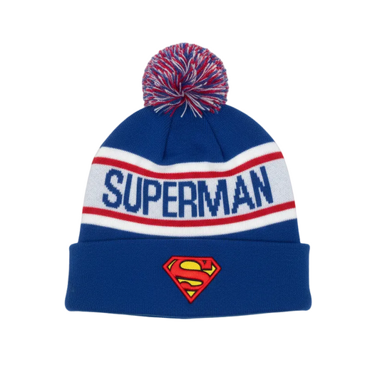 NEW ERA SUPERMAN LOGO BLUE & WHITE TOUQUE