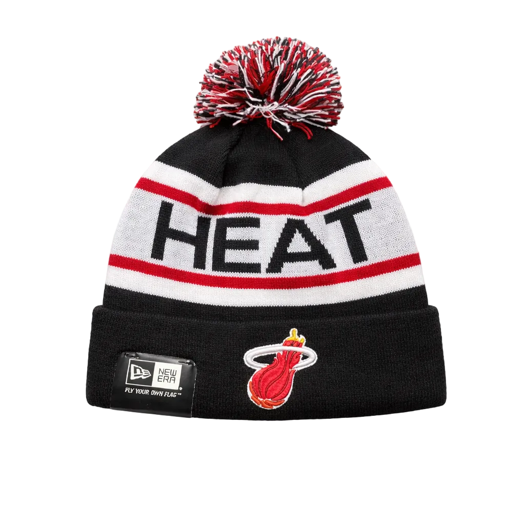 NEW ERA NBA MIAMI HEAT RED/BLACK TOUQUE