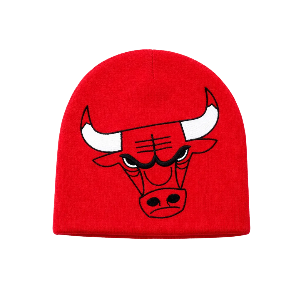 ADIDAS NBA CHICAGO BULLS RED TOUQUE