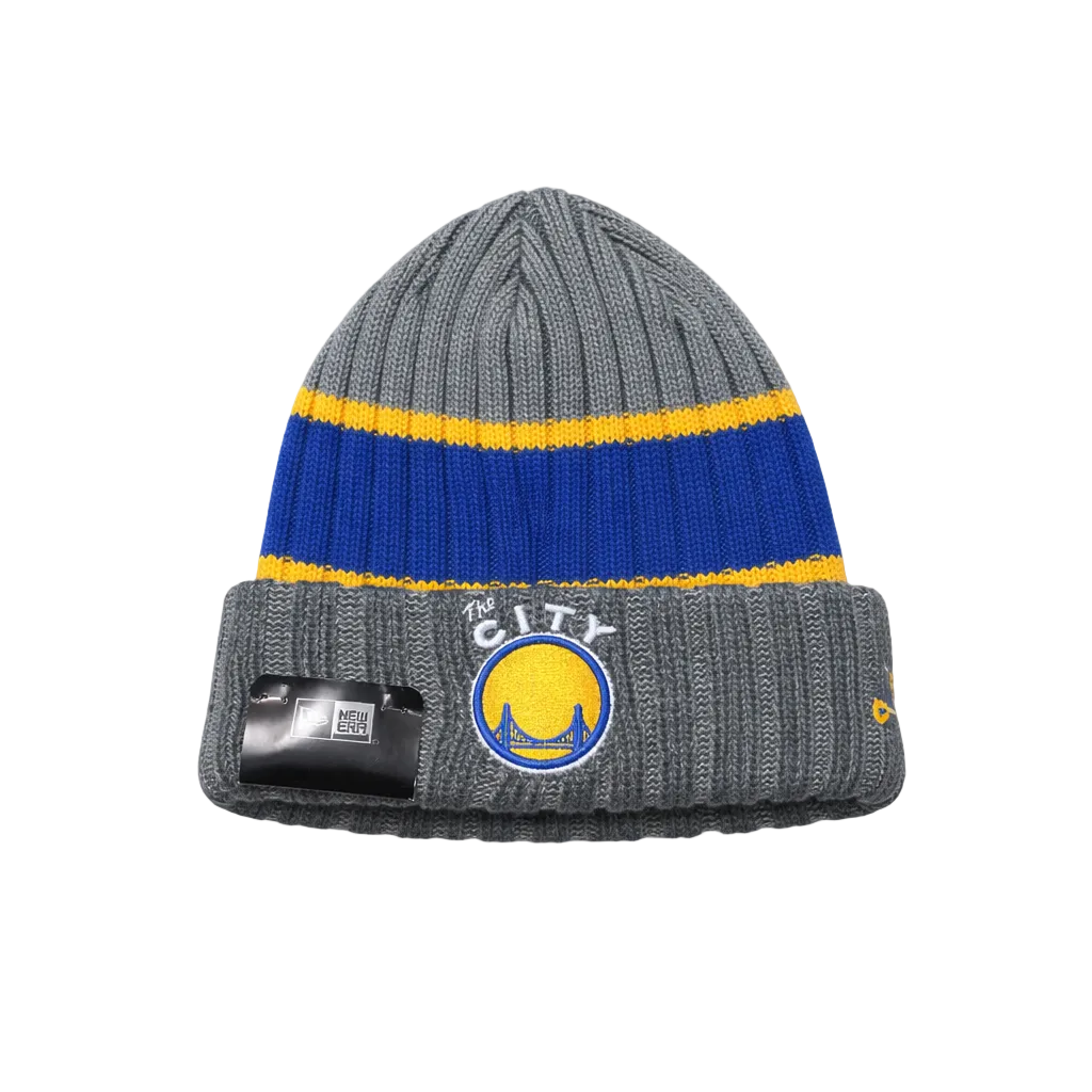 NEW ERA NBA GOLDEN STATE WARRIORS GREY/BLUE WINTER TOUQUE