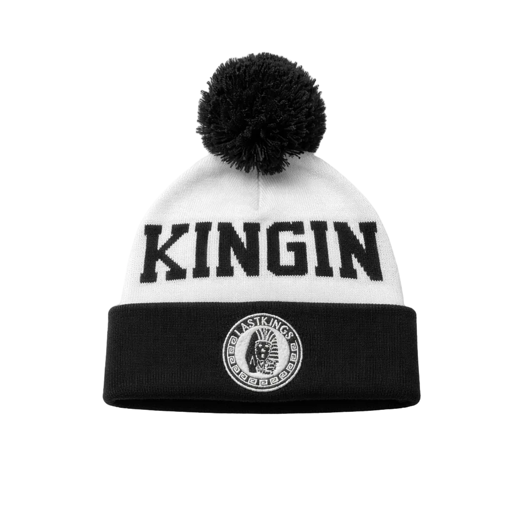 LAST KING KINGIN BLACK & WHITE WINTER TOUQUE