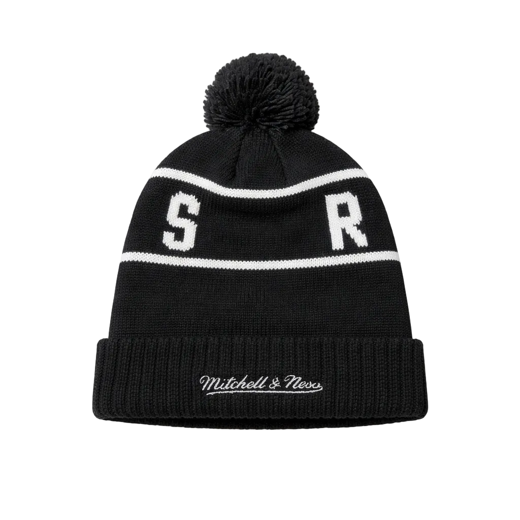MITCHELL & NESS NBA TORONTO RAPTORS BLACK/WHITE TOUQUE