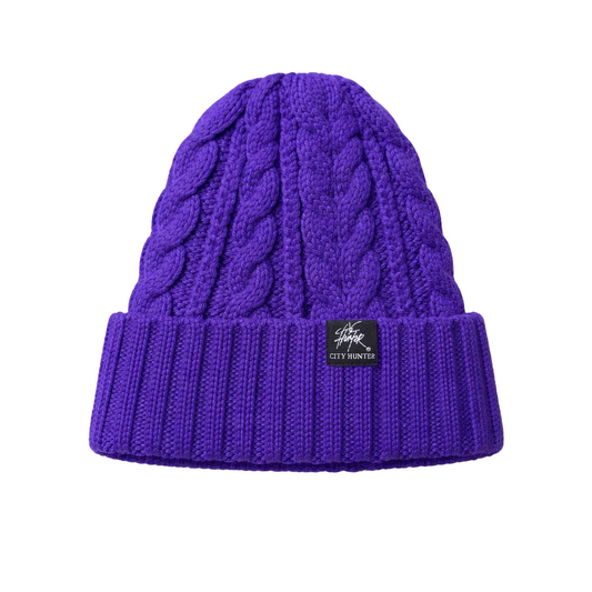 PLAIN KNITTED TOQUES (PURPLE)