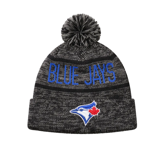 MLB TORONTO BLUE JAYS BLACK/GREY KNITTED TOUQUE