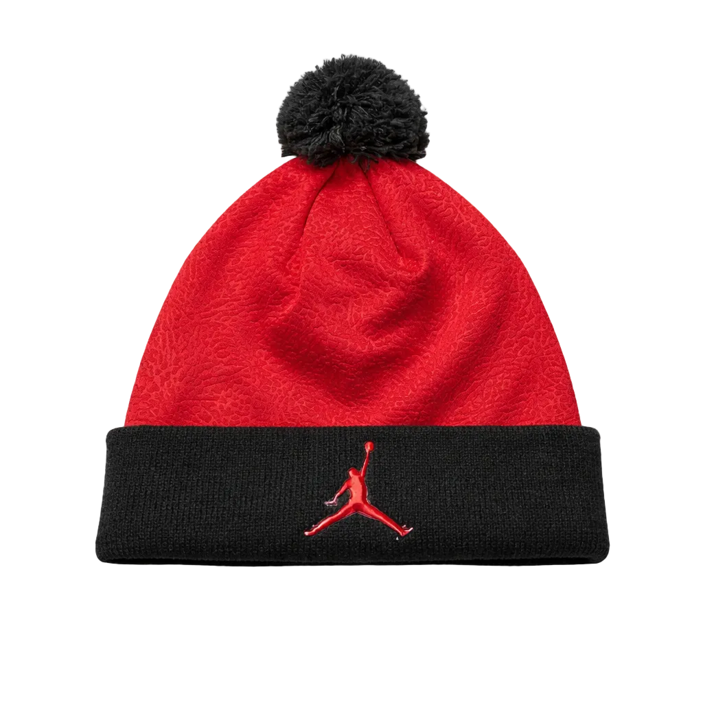 JORDAN KIDS RED & BLACK TOUQUE