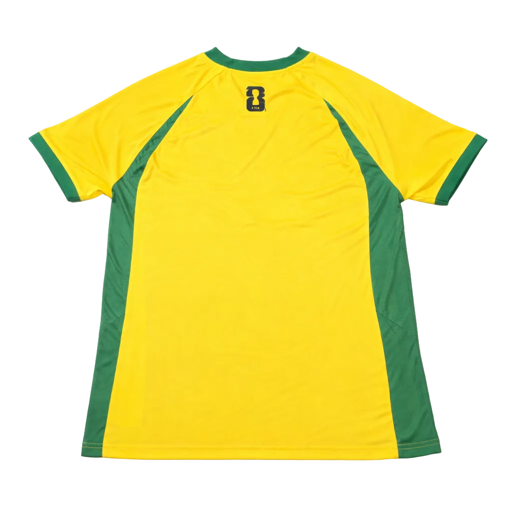 FIFA WORLD CUP 2026 BRAZIL NATIONAL TEAM UNISEX ADULT YELLOW/GREEN SOCCER JERSEY