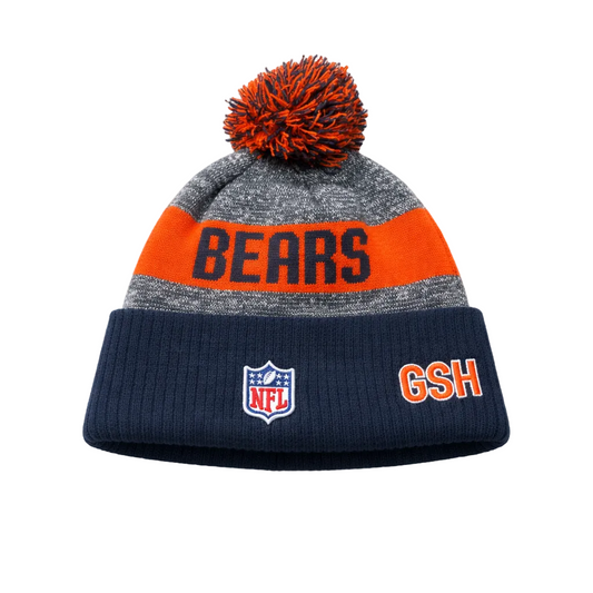 NEW ERA SPORT KNIT NFL NEW CHICAGO BEARS NAVY/ORANGE/GREY TOUQUE