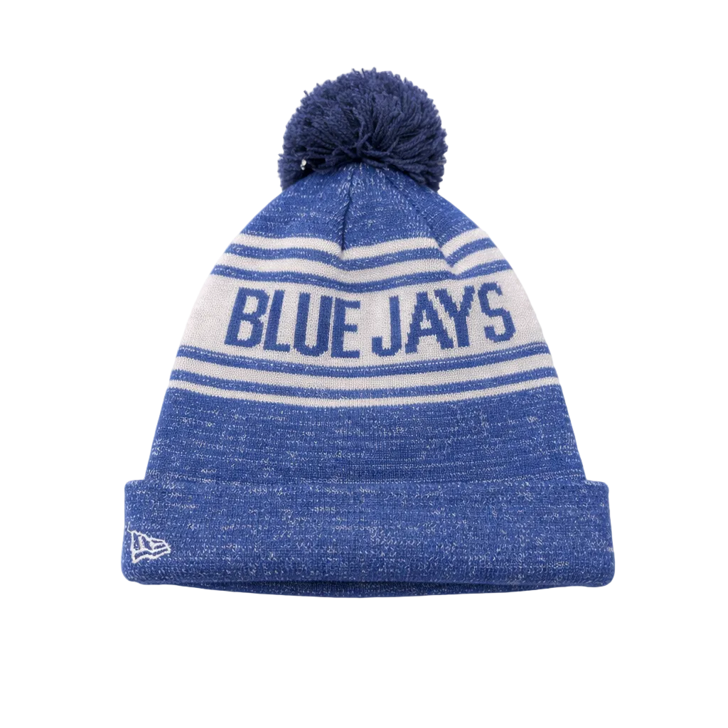 NEW ERA YOUTH KIDS TOASTY COVER TORONTO BLUE JAYS BLUE TOUQUE
