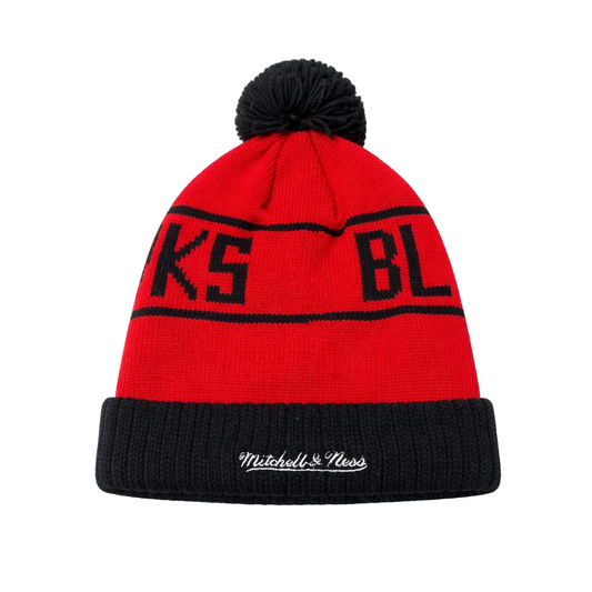 MITCHELL & NESS STANLEY CUP 2010 CHAMPIONS CHICAGO BLACKHAWKS RED/BLACK TOUQUE