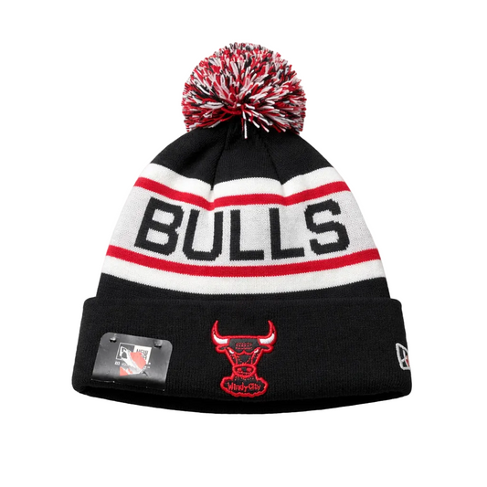 NEW ERA NBA BIGGEST FAN CHICAGO WINDY CITY BULLS OSFA BLACK/RED/WHITE TOUQUE
