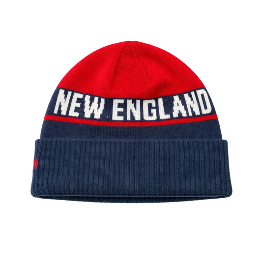 NEW ERA NFL NEW ENGLAND PATRIOTS RED & NAVY BLUE TOUQUE