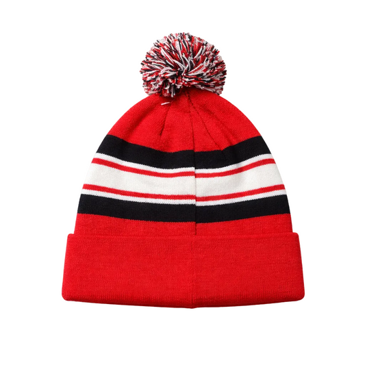 CHICAGO RED & BLACK WINTER TOUQUE