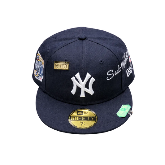 NEW ERA 59FIFTY MLB 2000 SUBWAY SERIES NEW YORK YANKEES NAVY BLUE FITTED HAT