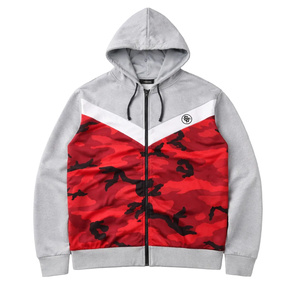 SEAN JOHN MEN'S BIG & TALL TRACK SET (RED/GREY)