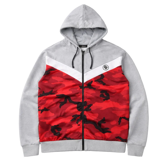 SEAN JOHN MEN'S BIG & TALL TRACK SET (RED/GREY)