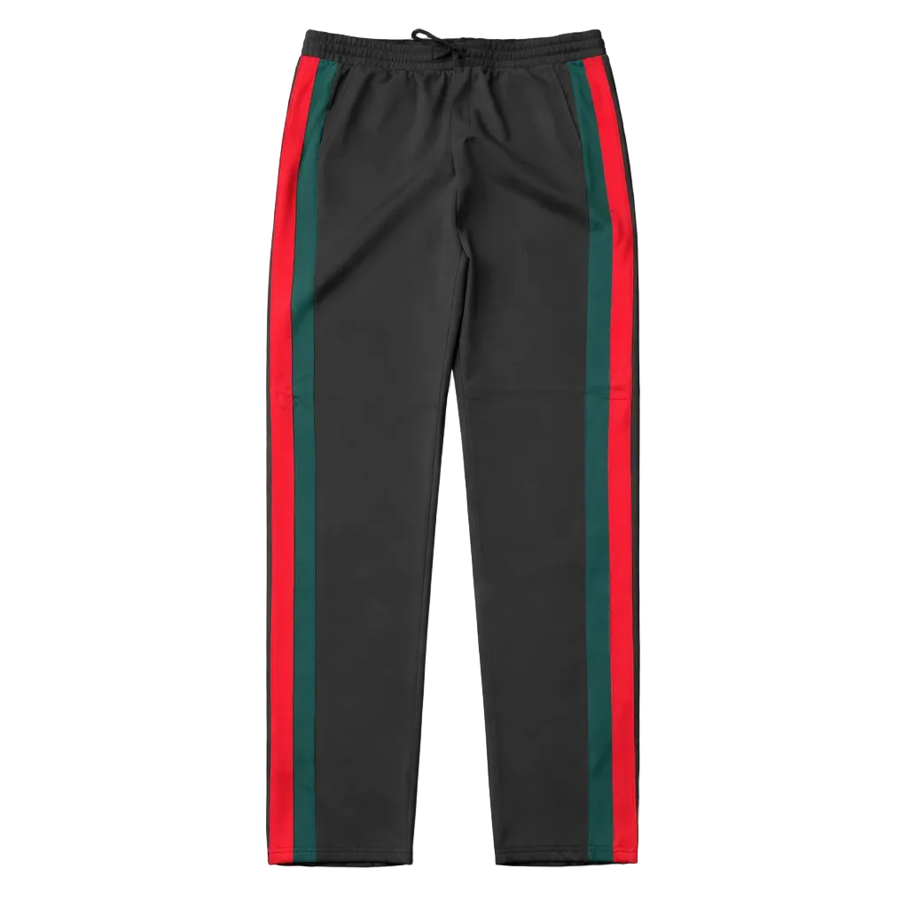 2 PCS VIP TRACKSUIT WITH HOOD (BLACK/RED/GREEN)