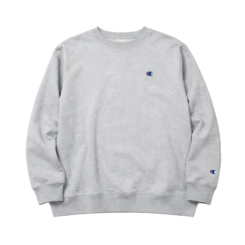 CHAMPION CORE LOGO GREY CREWNECK (BIG&TALL)