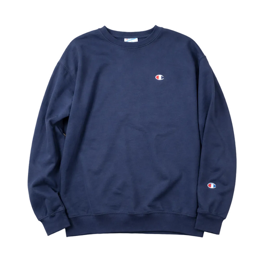 CHAMPION CORE LOGO NAVY CREWNECK (BIG&TALL)