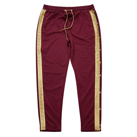 SWITCH MEN'S BIG & TALL W/ TAPE BURGUNDY RED TRACK SET