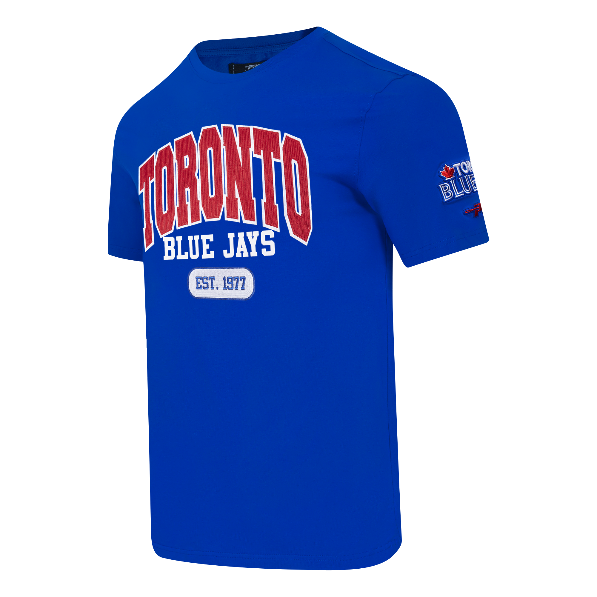 PRO STANDARD MLB TORONTO BLUE JAYS CITY ARCH M SJ MEN'S ROYAL BLUE T-SHIRT.