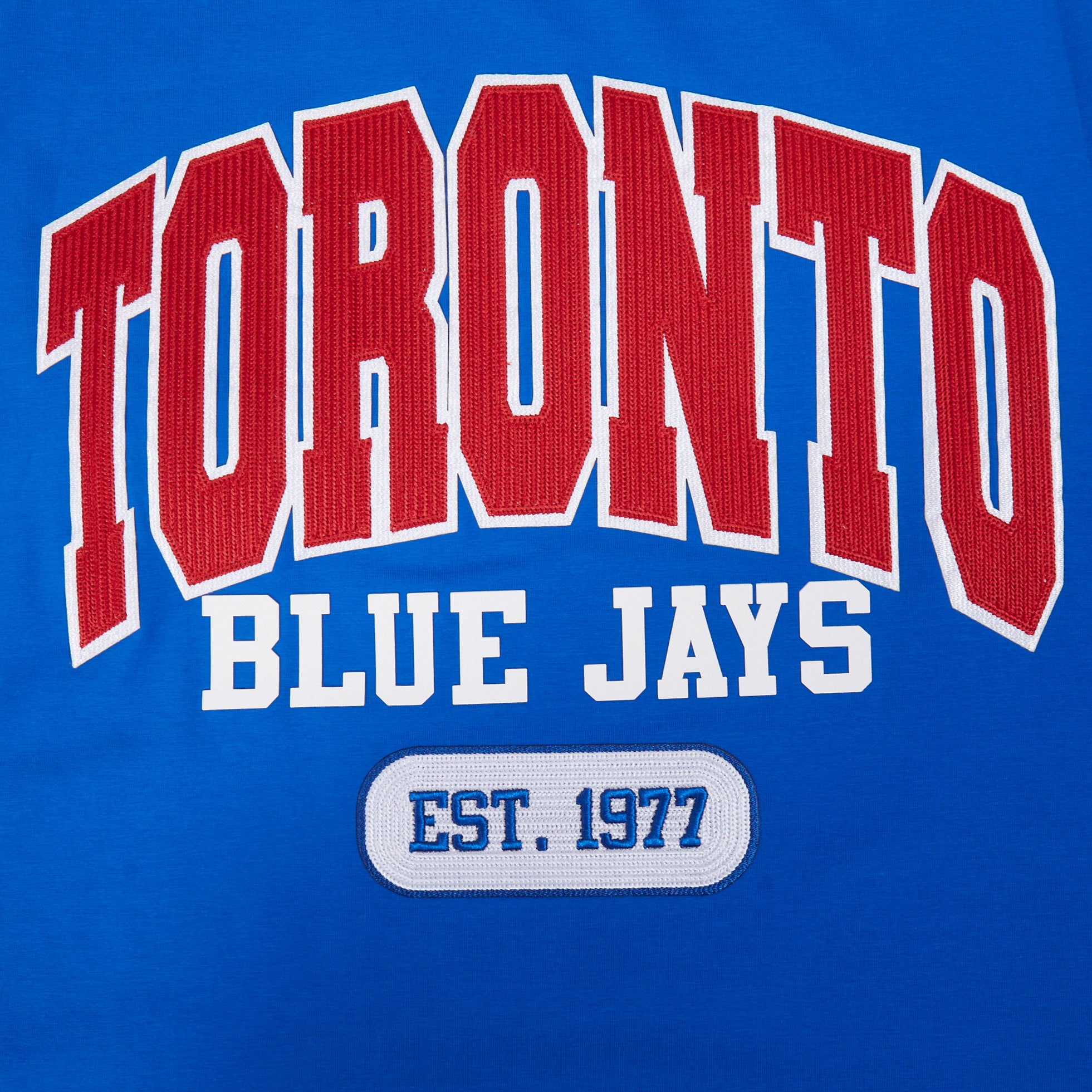 PRO STANDARD MLB TORONTO BLUE JAYS CITY ARCH M SJ MEN'S ROYAL BLUE T-SHIRT.