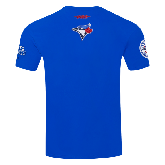 PRO STANDARD MLB TORONTO BLUE JAYS CITY ARCH M SJ MEN'S ROYAL BLUE T-SHIRT.