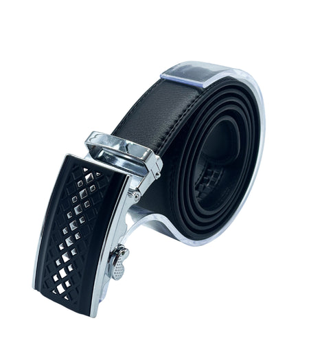 MEN'S ADJUSTABLE DESIGNER BELT (BLACK)