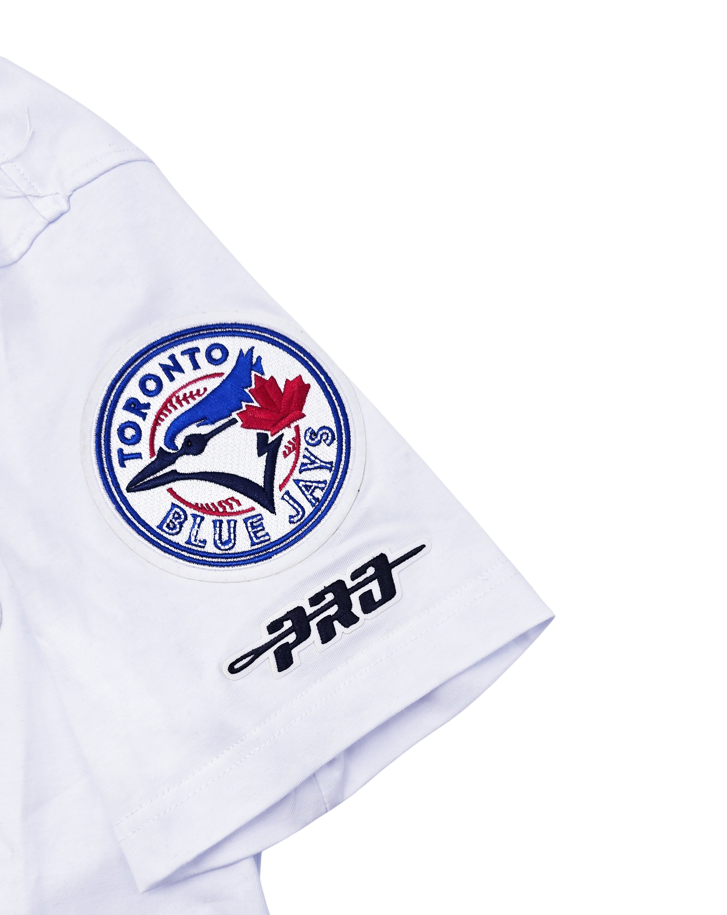 PRO STANDARD MLB TORONTO BLUE JAYS CLASSIC CHENILLE MEN'S WHITE/BLUE T-SHIRT