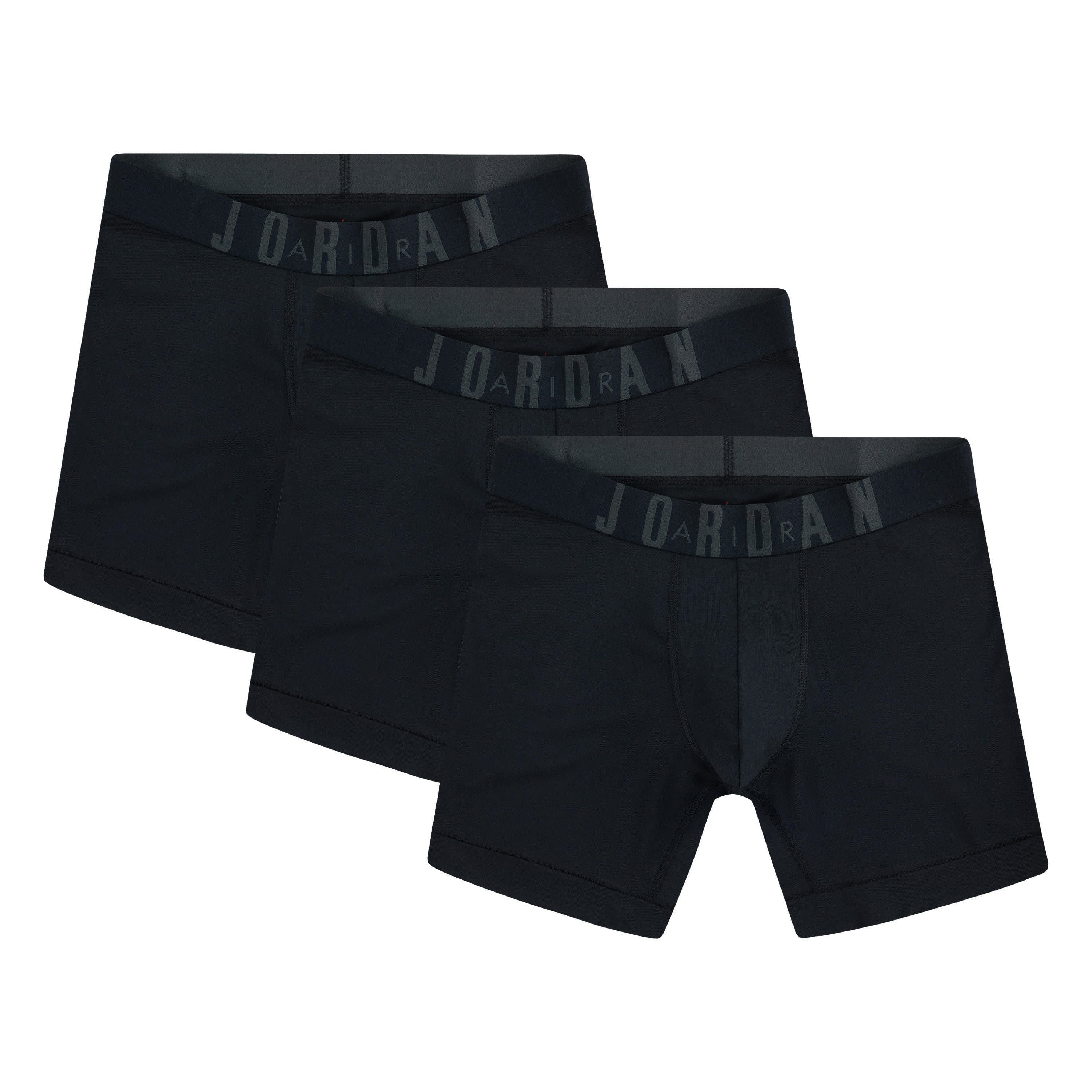 JORDAN MEN'S FLIGHT MODAL 3-PACK BLACK BOXER BRIEFS