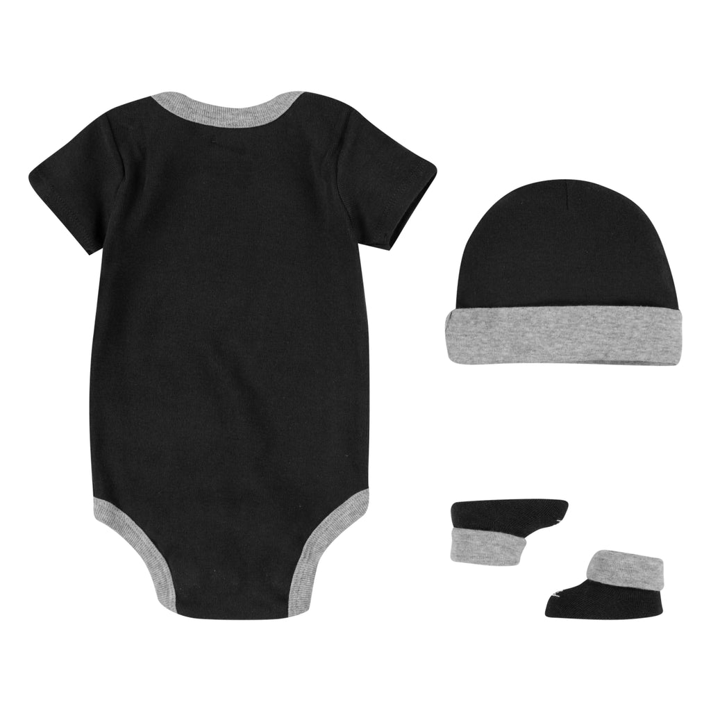 NIKE BABY 3-PIECE BOX SET (BLACK)