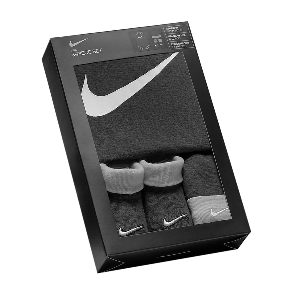 NIKE BABY 3-PIECE BOX SET (BLACK)