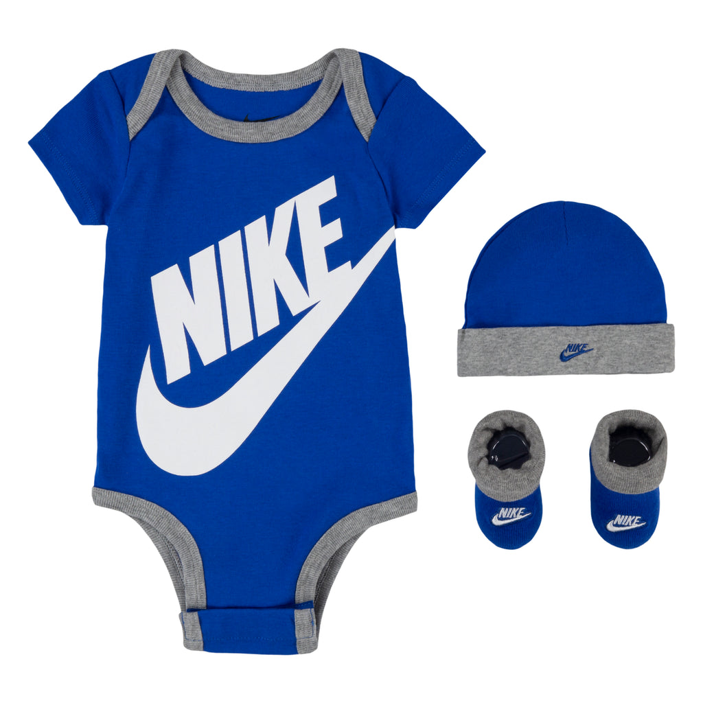 NIKE BABY 3-PIECE BOX SET (ROYAL BLUE)