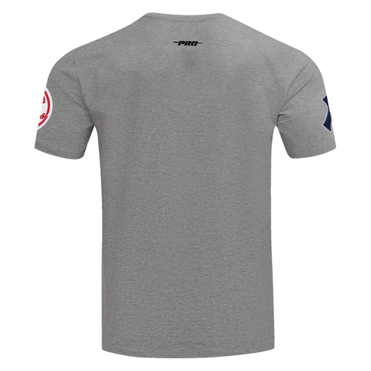 PRO STANDARD MLB NEW YORK YANKEES SCRIPT TAIL MEN'S GREY T-SHIRT