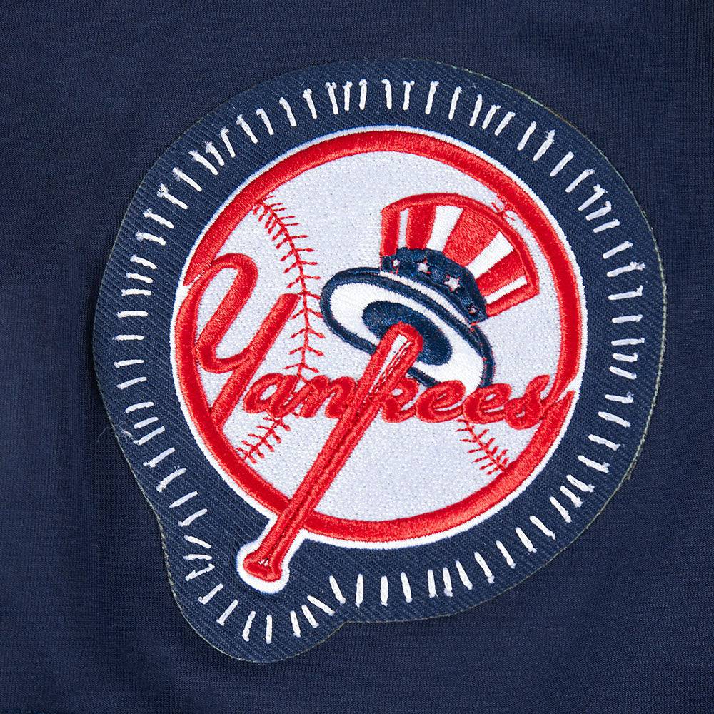 PRO STANDARD MEN'S MLB NEW YORK YANKEES DIY PICK STITCH SINGLE JERSEY NAVY BLUE T-SHIRT