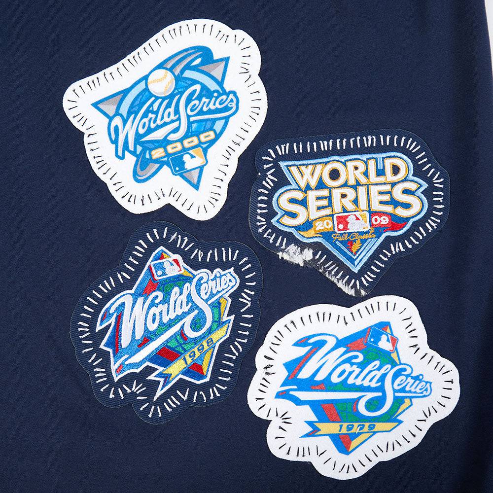 PRO STANDARD MEN'S MLB NEW YORK YANKEES DIY PICK STITCH SINGLE JERSEY NAVY BLUE T-SHIRT