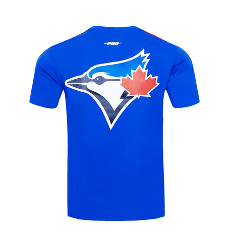 PRO STANDARD MLB TORONTO BLUE JAYS CLASSIC MESH MEN'S SJ STRIPED ROYAL BLUE T-SHIRT