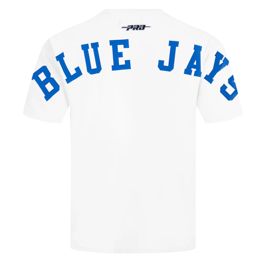 PRO STANDARD MLB TORONTO BLUE JAYS WINGSPAN MEN'S CJ DROP SHOULDER WHITE T-SHIRT