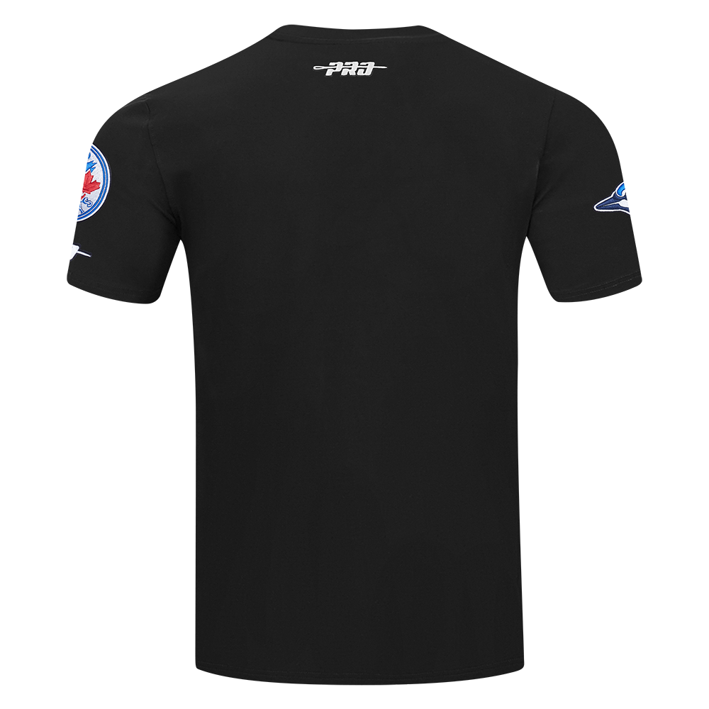 PRO STANDARD MLB TORONTO BLUE JAYS CLASSIC CHENILLE MEN'S BLACK T-SHIRT