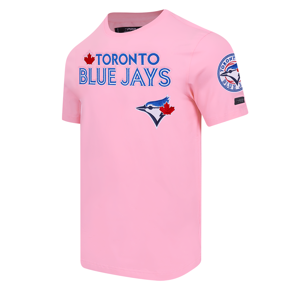 PRO STANDARD MLB TORONTO BLUE JAYS CLASSIC CHENILLE MEN'S PINK T-SHIRT