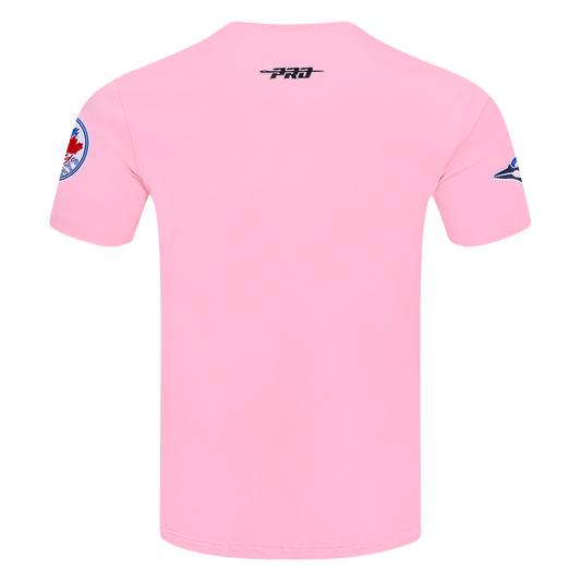 PRO STANDARD MLB TORONTO BLUE JAYS CLASSIC CHENILLE MEN'S PINK T-SHIRT