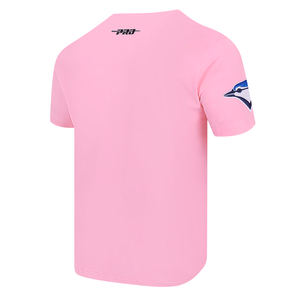 PRO STANDARD MLB TORONTO BLUE JAYS CLASSIC CHENILLE MEN'S PINK T-SHIRT