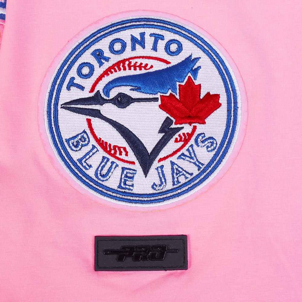 PRO STANDARD MLB TORONTO BLUE JAYS CLASSIC CHENILLE MEN'S PINK T-SHIRT