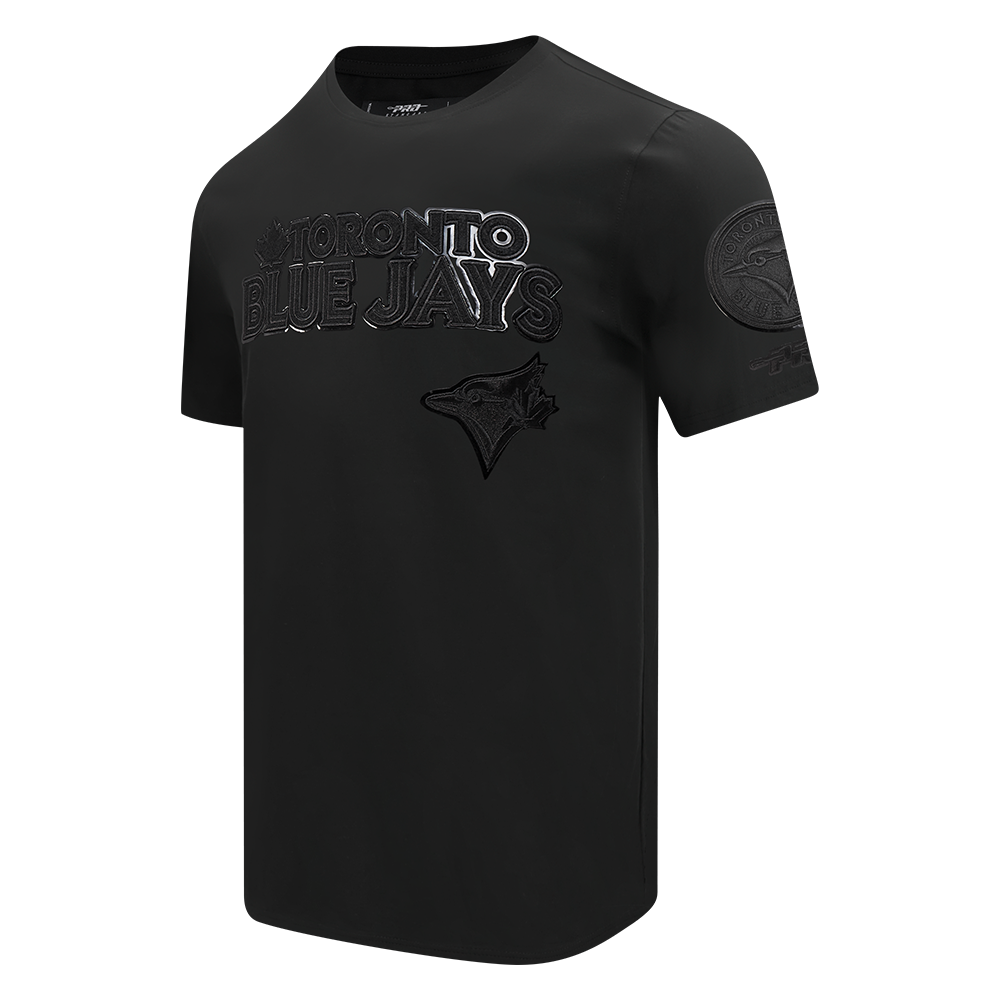 PRO STANDARD MLB TORONTO BLUE JAYS CLASSIC CHENILLE MEN'S BLACK T-SHIRT