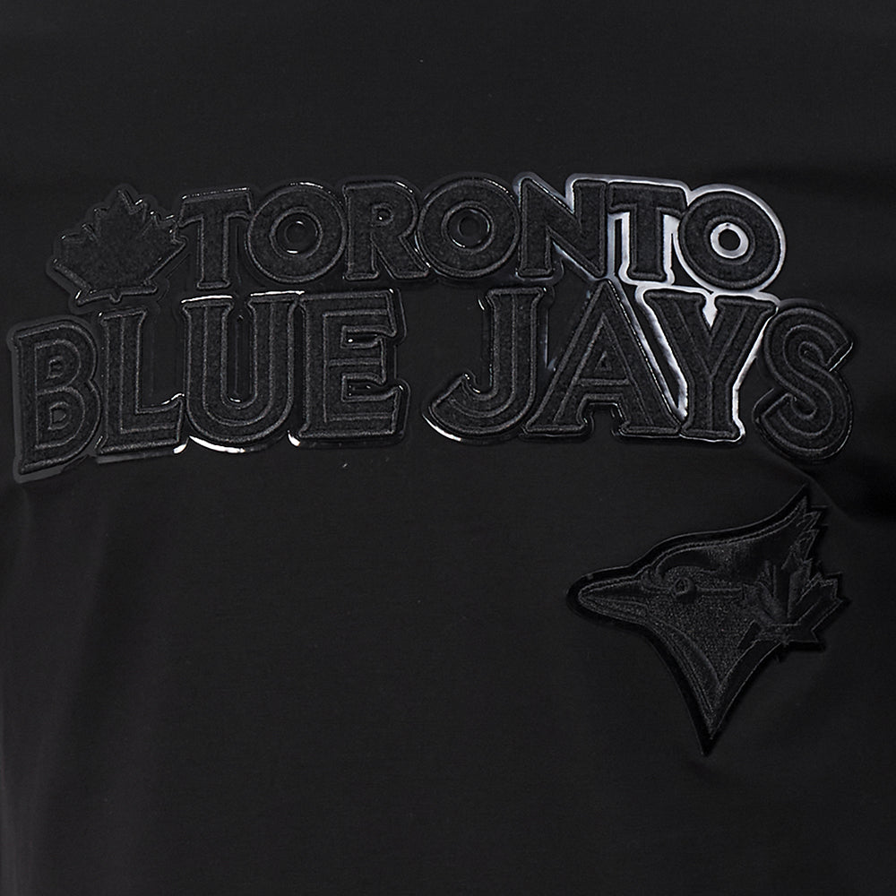 PRO STANDARD MLB TORONTO BLUE JAYS CLASSIC CHENILLE MEN'S BLACK T-SHIRT
