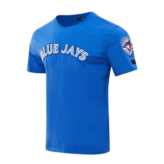 PRO STANDARD MLB TORONTO BLUE JAYS CLASSIC CHENILLE MEN'S ROYAL BLUE T-SHIRT