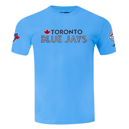 PRO STANDARD MLB TORONTO BLUE JAYS CLASSIC CHENILLE MEN'S UNIVERSITY BLUE T-SHIRT