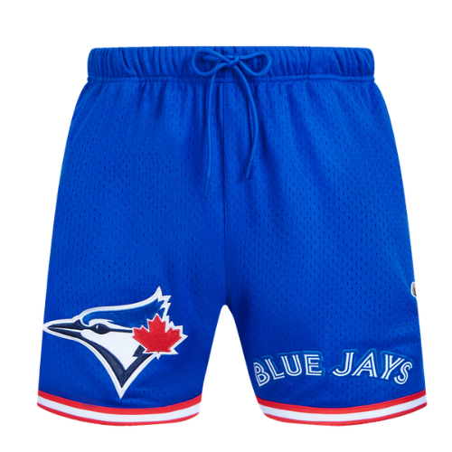 PRO STANDARD MLB TORONTO BLUE JAYS ROYAL BLUE CLASSIC MESH MEN'S SHORTS