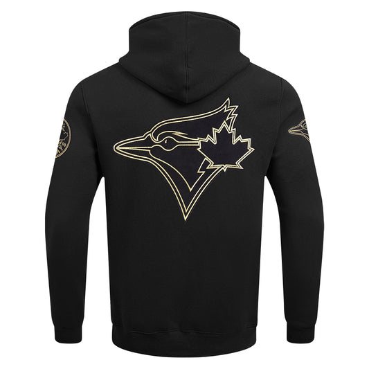 PRO STANDARD MEN'S MLB TORONTO BLUE JAYS BLACK & GOLD PULLOVER HOODIE