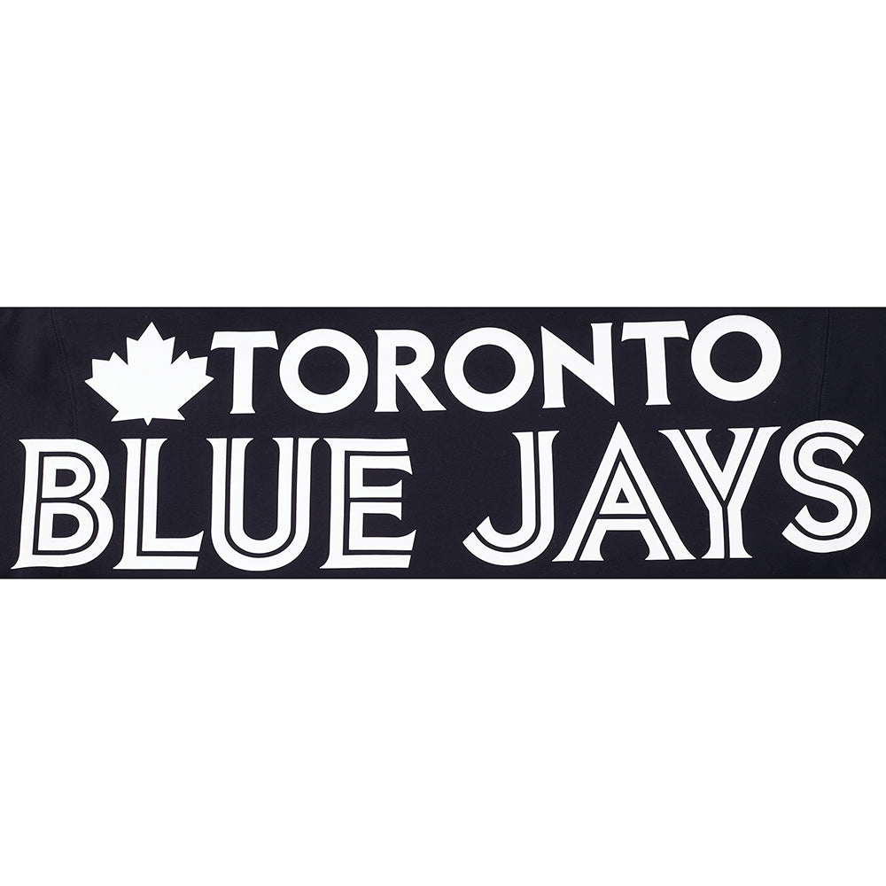 PRO STANDARD MEN'S MLB AMERICAN LEAGUE TORONTO BLUE JAYS BLACK PULLOVER HOODIE