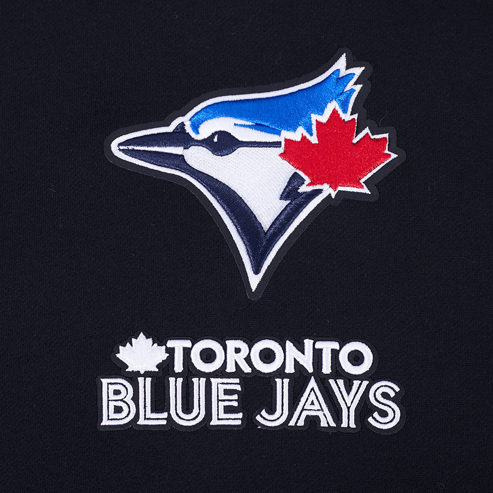 PRO STANDARD MEN'S MLB AMERICAN LEAGUE TORONTO BLUE JAYS BLACK PULLOVER HOODIE